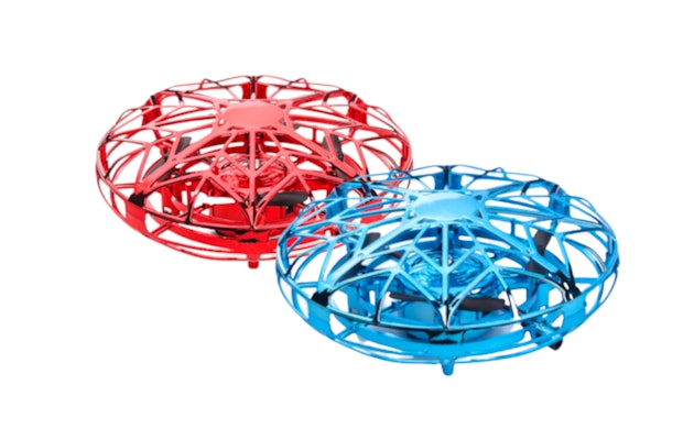 3-pack kinder ufo mini drone in het blauw of rood!